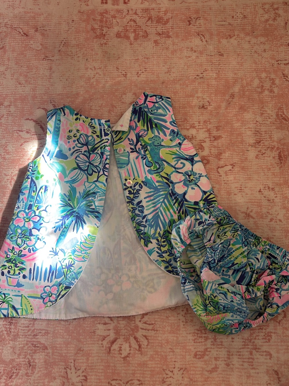 Lilly Pulitzer Baby Girl Swing Back Bloomer Set